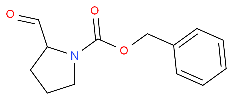 Pyrrolidine-2-carboxaldehyde, N-CBZ protected 95%_分子结构_CAS_105706-84-1)