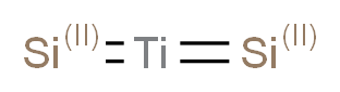 (λ<sup>2</sup>-silanylidenetitaniumylidene)-λ<sup>2</sup>-silanylidene_分子结构_CAS_12039-83-7