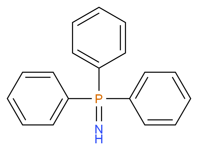 Triphenylphosphine imine_分子结构_CAS_2240-47-3)