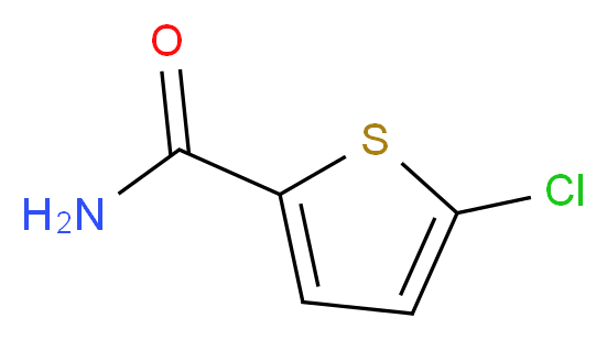 5-chlorothiophene-2-carboxamide_分子结构_CAS_22353-82-8