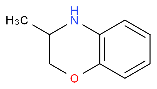 3-methyl-3,4-dihydro-2H-1,4-benzoxazine_分子结构_CAS_32329-20-7