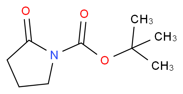 Pyrrolidin-2-one, N-BOC protected_分子结构_CAS_85909-08-6)