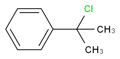 alpha, alpha-Dimethylbenzyl chloride 97%_分子结构_CAS_934-53-2)