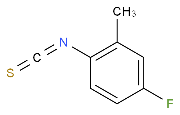 4-Fluoro-2-methylphenyl isothiocyanate 98%_分子结构_CAS_52317-97-2)