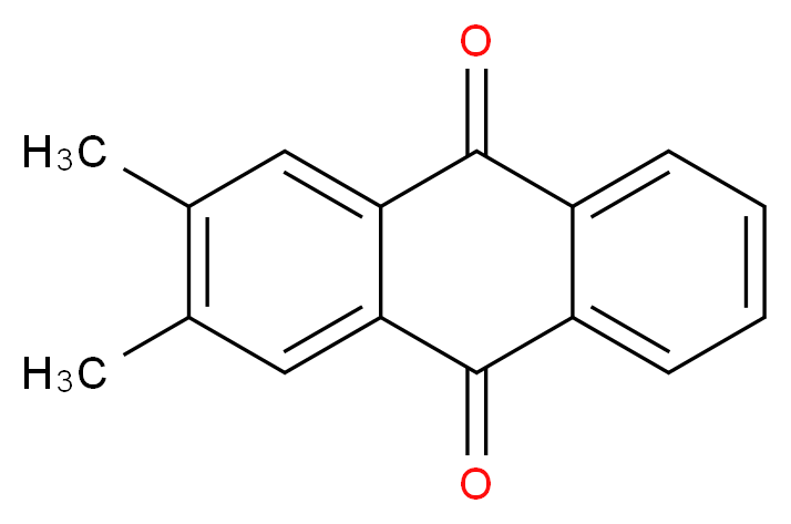 2,3-dimethyl-9,10-dihydroanthracene-9,10-dione_分子结构_CAS_6531-35-7