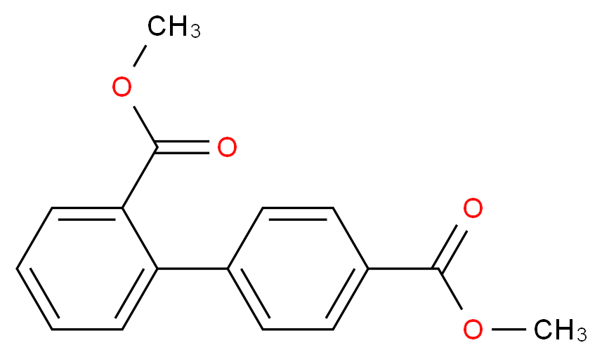 Dimethyl [1,1'-biphenyl]-2,4'-dicarboxylate_分子结构_CAS_55676-77-2)