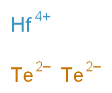 hafnium(4+) ion ditellanediide_分子结构_CAS_39082-23-0