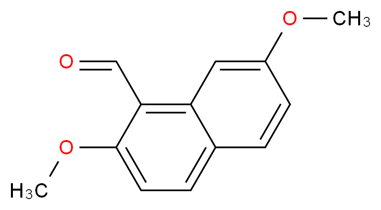 2,7-dimethoxy-1-naphthaldehyde_分子结构_CAS_51385-93-4)