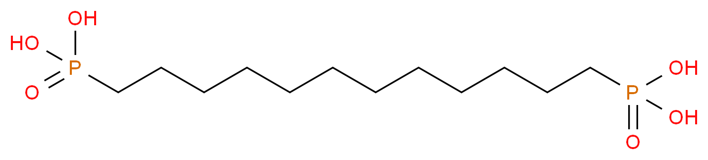 (12-phosphonododecyl)phosphonic acid_分子结构_CAS_7450-59-1