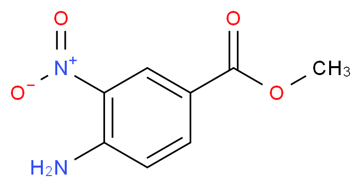 methyl 4-amino-3-nitrobenzoate_分子结构_CAS_3987-92-6