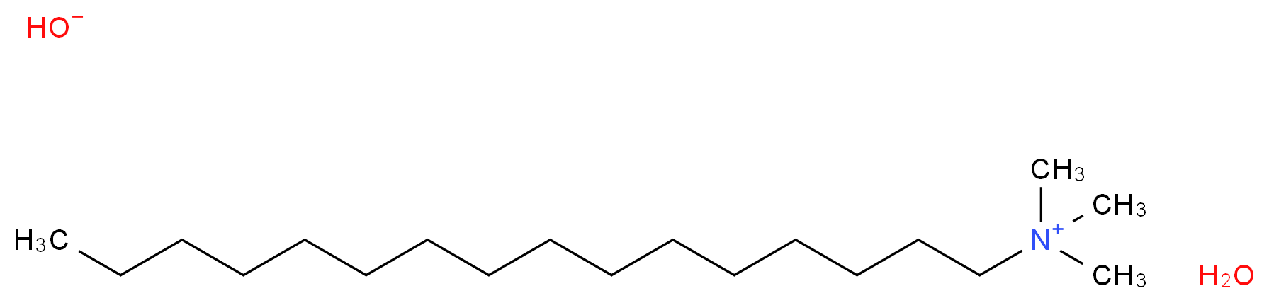 十六烷基三甲基氢氧化铵 水合物_分子结构_CAS_505-86-2(anhydrous))