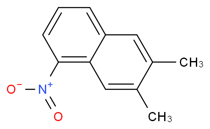 6,7-dimethyl-1-nitronaphthalene_分子结构_CAS_24055-47-8