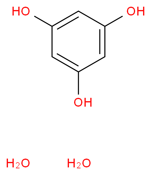 PHLOROGLUCINOL DIHYDRATE_分子结构_CAS_6099-90-7)