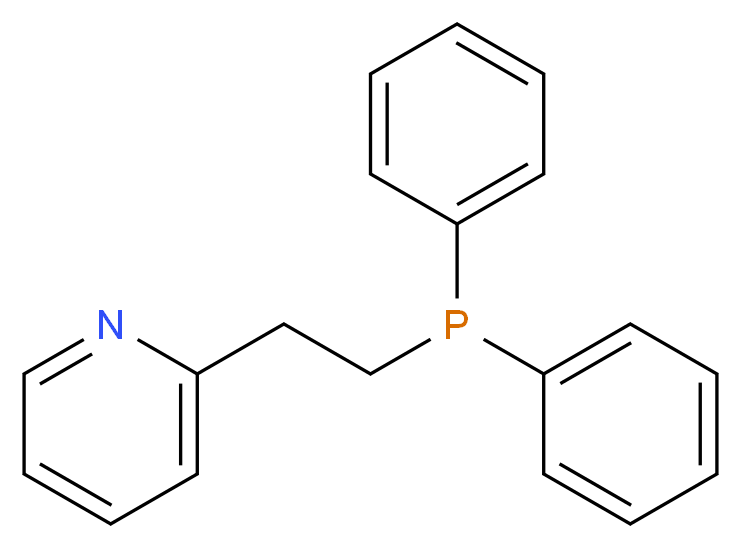 2-(2-(二苯基膦基)乙基)吡啶_分子结构_CAS_10150-27-3)