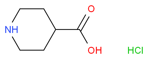 Piperidine-4-carboxylic acid hydrochloride 97%_分子结构_CAS_)
