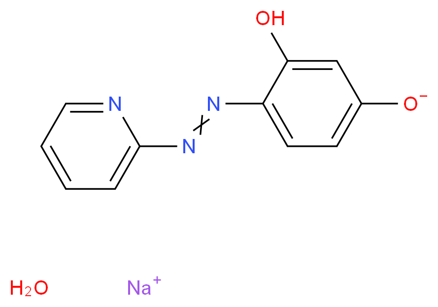 4-2-吡啶偶氮间苯二酚单钠盐_分子结构_CAS_16593-81-0)