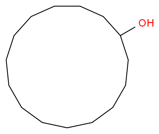 cyclopentadecanol_分子结构_CAS_4727-17-7