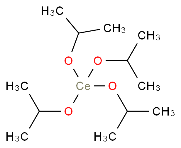 异丙醇铈(IV)_分子结构_CAS_63007-83-0)