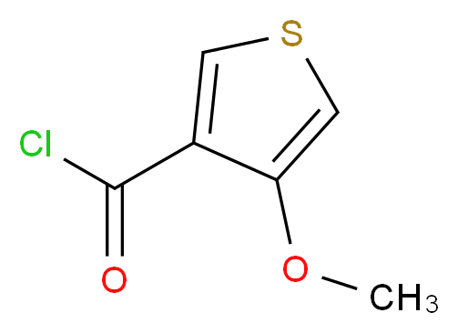 4-Methoxythiophene-3-carbonyl chloride 95%_分子结构_CAS_)