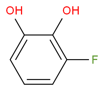 3-氟邻苯二酚_分子结构_CAS_363-52-0)