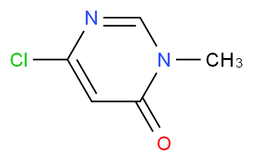 6-Chloro-3-methylpyrimidin-4(3H)-one_分子结构_CAS_101079-62-3)