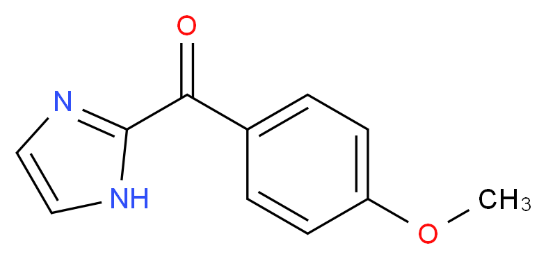 2-(4-methoxybenzoyl)-1H-imidazole_分子结构_CAS_68090-12-0