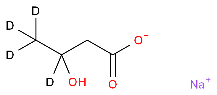 rac 3-Hydroxybutyric Acid-d4  Sodium Salt_分子结构_CAS_1219804-68-8)