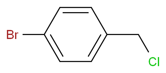 1-bromo-4-(chloromethyl)benzene_分子结构_CAS_589-17-3
