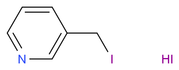 3-(碘甲基)吡啶氢碘化物_分子结构_CAS_69966-59-2)