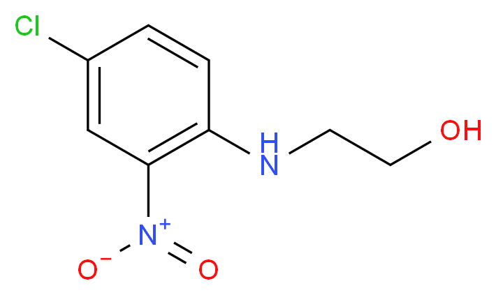 2-[(4-chloro-2-nitrophenyl)amino]ethan-1-ol_分子结构_CAS_59320-13-7
