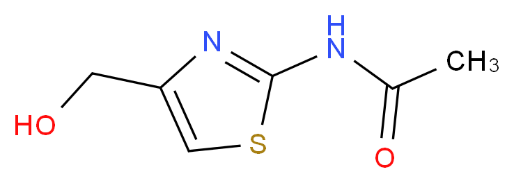 N-[4-(hydroxymethyl)-1,3-thiazol-2-yl]acetamide_分子结构_CAS_51307-38-1