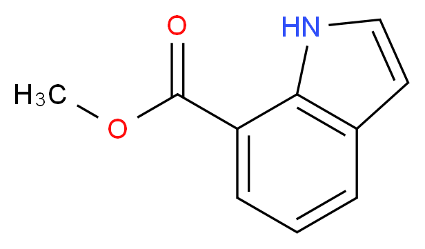 Methyl 1H-indole-7-carboxylate_分子结构_CAS_93247-78-0)