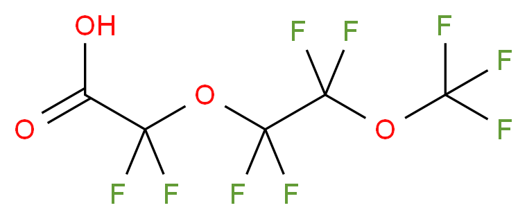 2,2-difluoro-2-[1,1,2,2-tetrafluoro-2-(trifluoromethoxy)ethoxy]acetic acid_分子结构_CAS_151772-58-6