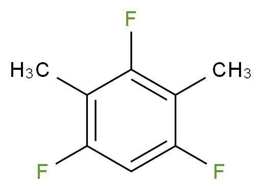 2,4-Dimethyl-1,3,5-trifluorobenzene_分子结构_CAS_93343-12-5)