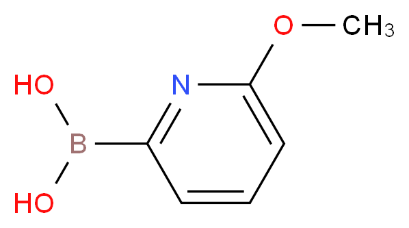 (6-methoxypyridin-2-yl)boronic acid_分子结构_CAS_372963-51-4