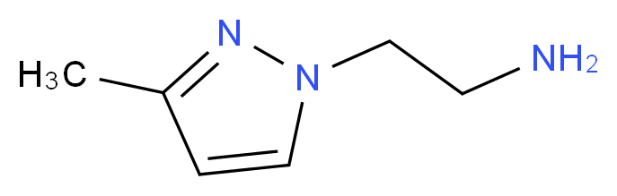 2-(3-methyl-1H-pyrazol-1-yl)ethanamine_分子结构_CAS_)