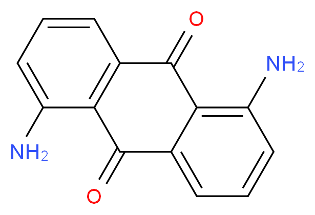 1,5-二氨基蒽醌_分子结构_CAS_129-44-2)