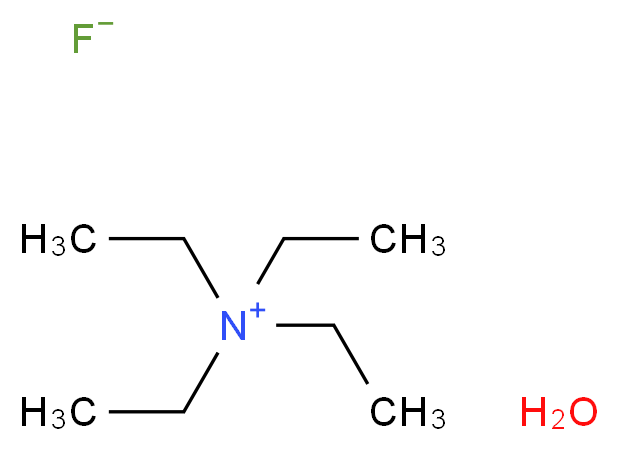 Tetraethylammonium fluoride hydrate_分子结构_CAS_98330-04-2)