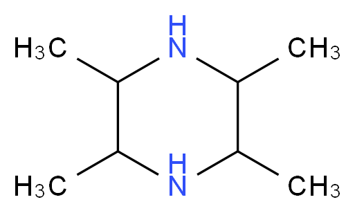 2,3,5,6-tetramethylpiperazine_分子结构_CAS_6135-46-2