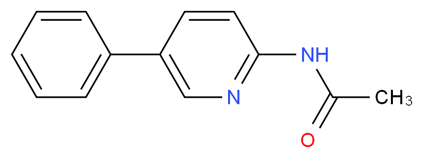 N-Acetyl-2-amino-5-phenylpyridine_分子结构_CAS_96721-83-4)