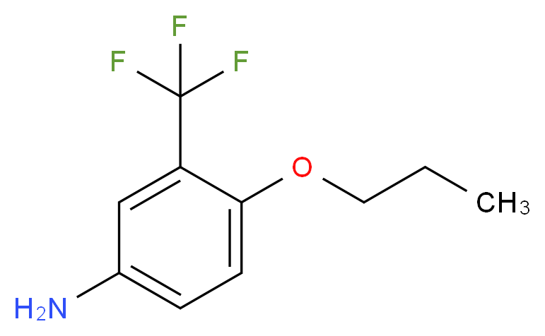 4-Propoxy-3-trifluoromethyl-phenylamine_分子结构_CAS_)