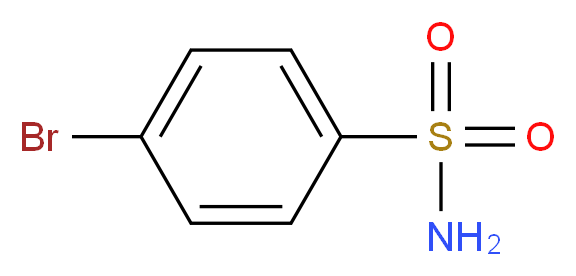 4-bromobenzene-1-sulfonamide_分子结构_CAS_701-34-8
