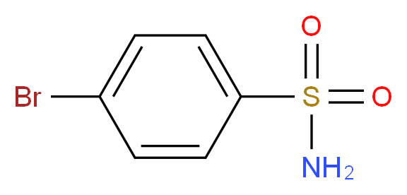 4-Bromobenzenesulphonamide 98%_分子结构_CAS_701-34-8)