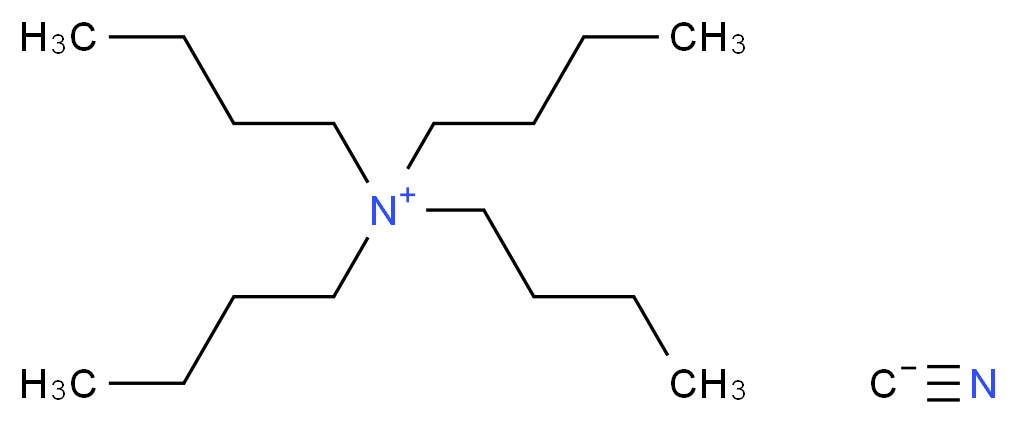 氰化四丁基铵_分子结构_CAS_10442-39-4)