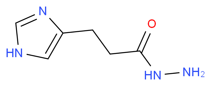 3-(1H-imidazol-4-yl)propanehydrazide_分子结构_CAS_113872-16-5