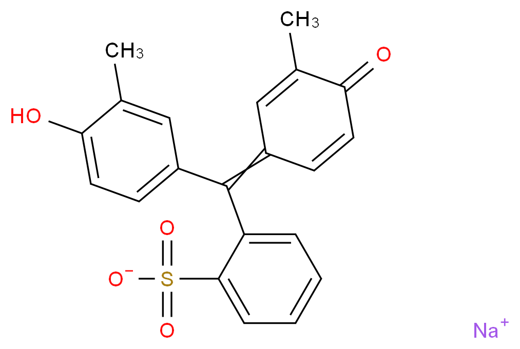 Cresol red solution_分子结构_CAS_1733-12-6)