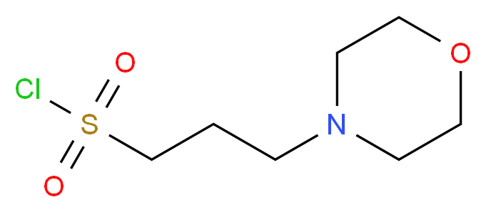 3-morpholinopropane-1-sulfonyl chloride_分子结构_CAS_103631-63-6)