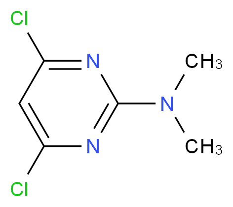 4,6-Dichloro-N,N-dimethyl-2-pyrimidinamine_分子结构_CAS_5734-68-9)