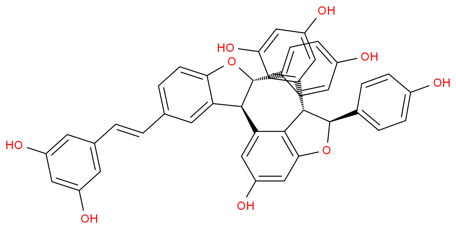 Trans-Diptoindonesin B_分子结构_CAS_610757-17-0)