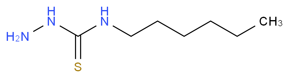 4-Hexyl-3-thiosemicarbazide_分子结构_CAS_53347-40-3)